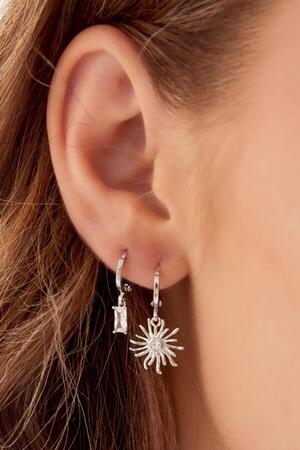 Earrings sun - Sparkle collection Silver Copper h5 Picture3